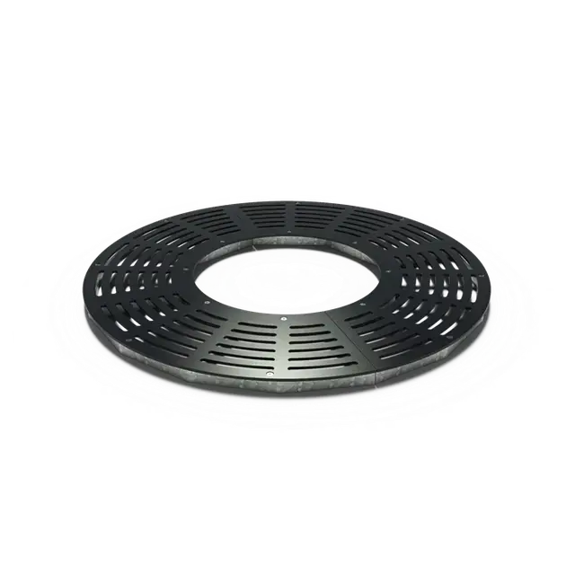 Gecoat staal Boomroosters en boombeschermingBoomrooster rond 14901490 x 10 mm - Bestelbaar