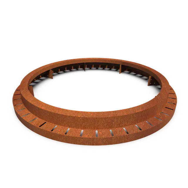 Cortenstaal Boomroosters en boombeschermingBoomspiegel rond 19502410 x 250 mm | Eenvoudig retourneren