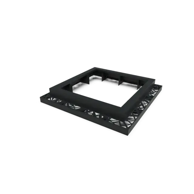 Pak je kans | Aluminium Boomroosters en boombeschermingBoomspiegel vierkant 12001660 x 1660 x 250 mm