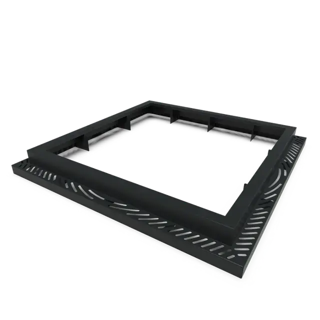 Aluminium Boomroosters en boombeschermingBoomspiegel vierkant 19502410 x 2410 x 250 mm | Snelle levering
