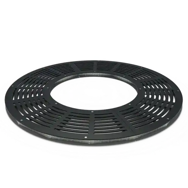 Gecoat staal Boomroosters en boombeschermingBoomrooster rond 19501950 x 10 mm - Hoge kwaliteit