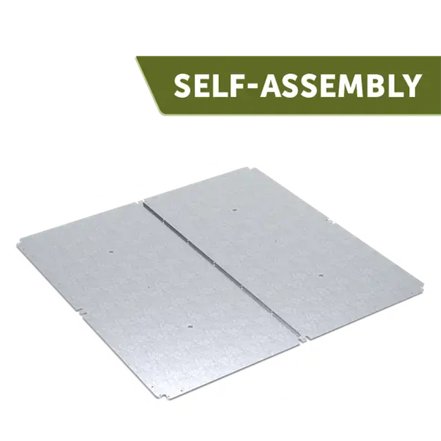 Verzinkt staal Accessoires CARREZ connect bodemplaat2000 x 2000 x 20 mm | Zeer goed beoordeeld