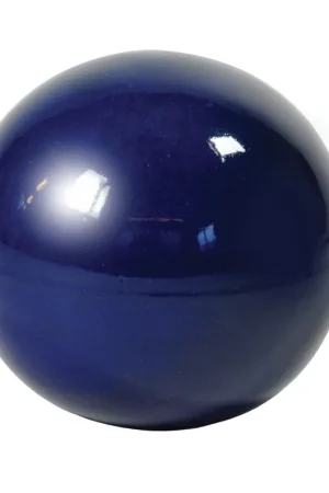 Extra korting - Decoratieve bol geglazuurd blauw