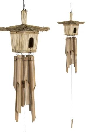 Verlaagde prijs - Windchime birdhouse d16h58