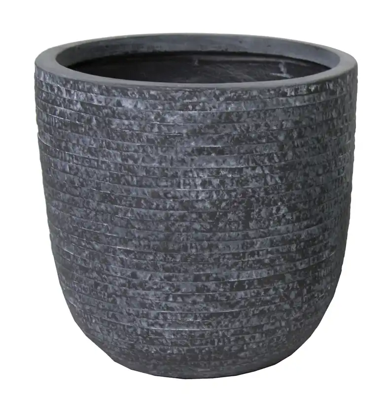 Utah egg pot graphite d45h43 | Tijdelijk aanbod