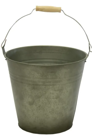 Makkelijk bestellen - Emmer zink vintage groen d30h29