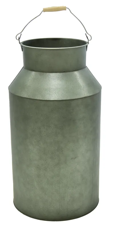 Laatste dagen | Melkkan zink vintage groen d31h57