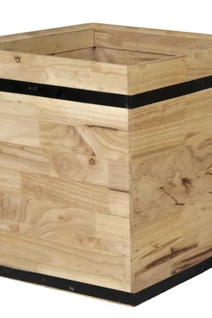 Pot Acacia FSC kubiek w35h36 | Nieuwe release