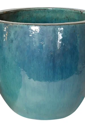 Nu beschikbaar | Egg pot geglazuurd celadon d50h40