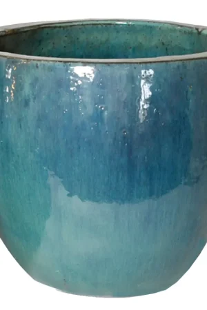 Glazed egg pot celadon d41h33 | Populair bij klanten