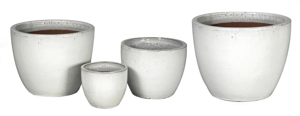 Koop vandaag - Glazed egg pot white d23h19