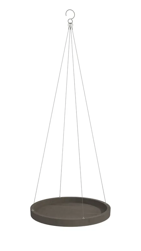ECOPOTS HANG SAUCER 36CM TAUPE | Slechts tijdelijk