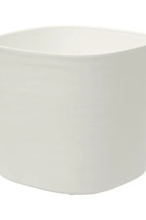 Pot Respect met reservoir 20x20h17 wit | Bestelbaar