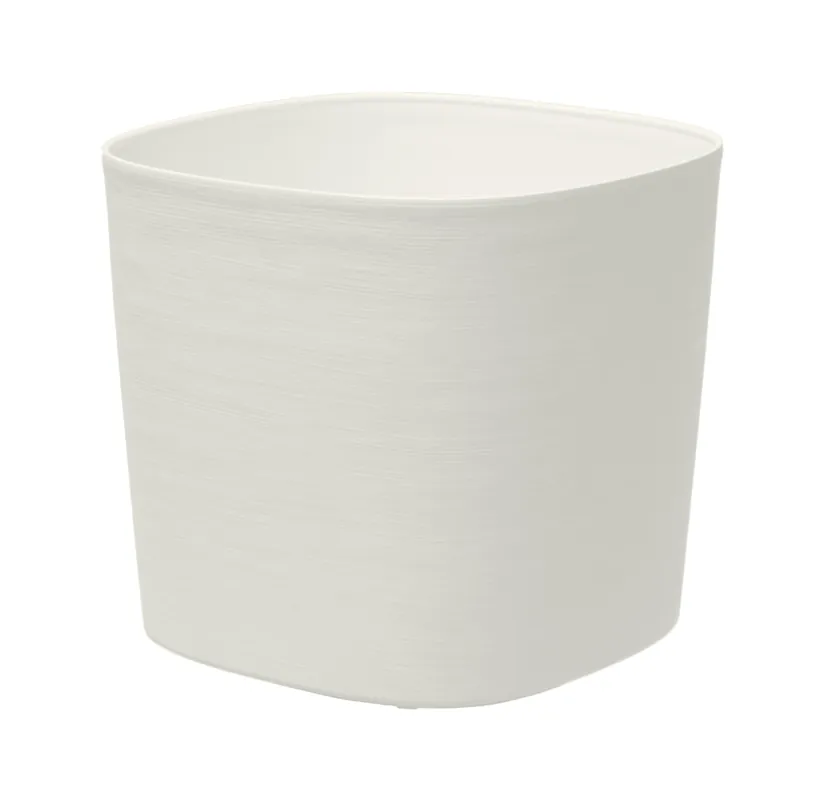 Pot Respect met reservoir 20x20h17 wit | Bestelbaar