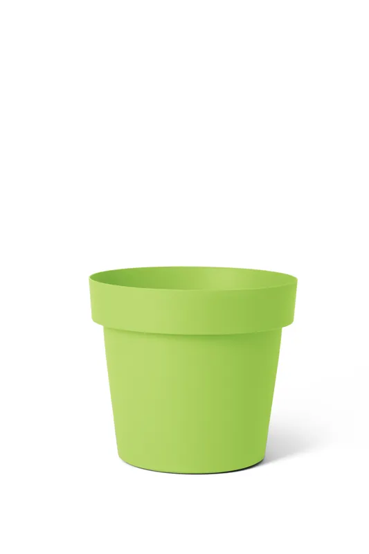 Laatste stuks - Pot rond happy 16 cm lime