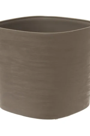 Spoedlevering - Pot Respect met reservoir 20x20h17 taupe