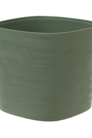 Populair bij klanten - Pot Respect met reservoir 25x25h21 groen-grijs