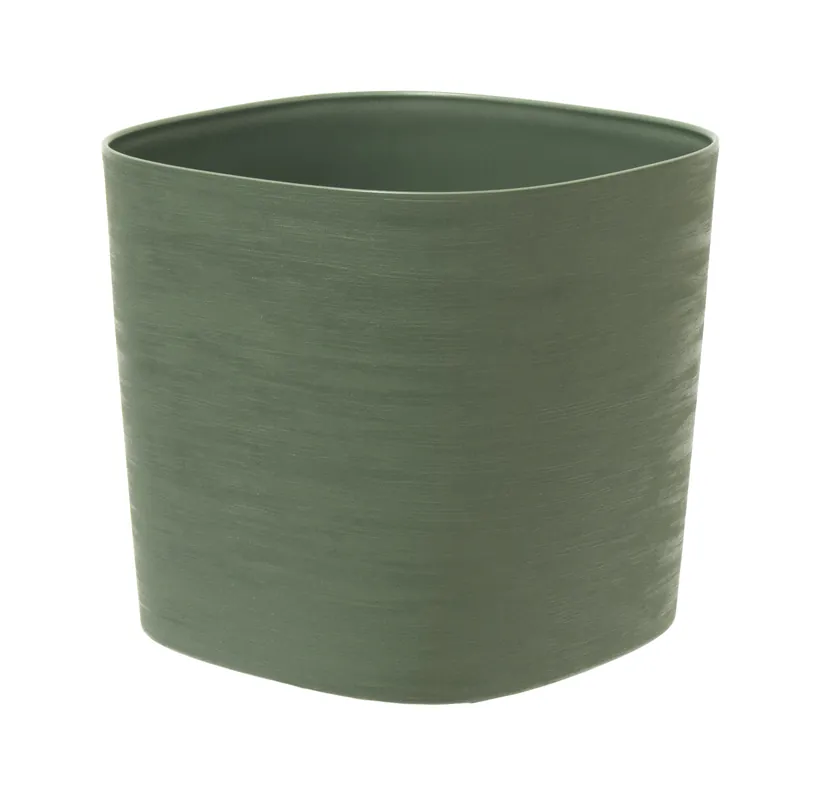 Populair bij klanten - Pot Respect met reservoir 25x25h21 groen-grijs