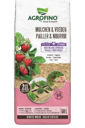 Extra voordeel - Mulchen en voeden moestuin 2 in 1