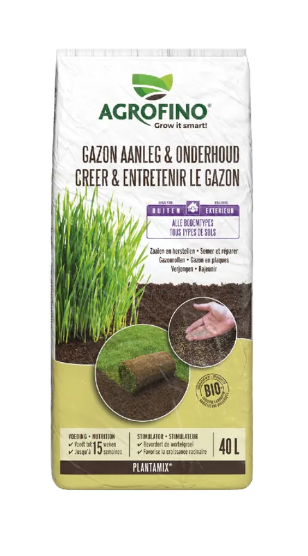 Grow it smart! Gazonaanleg & onderhoud 40l | Expreslevering