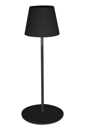 Prijs verlaagd - Tafellamp Sunset d12 h35cm zwart