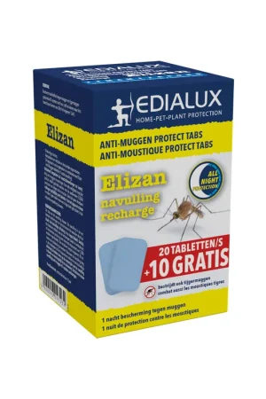 Nieuw - Elizan Anti-muggen navultabletten 30 stuks