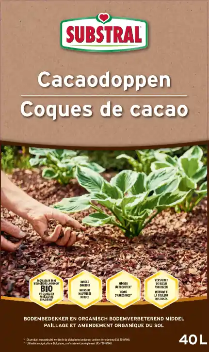 Cacaodoppen 40l - Tijdelijke actie