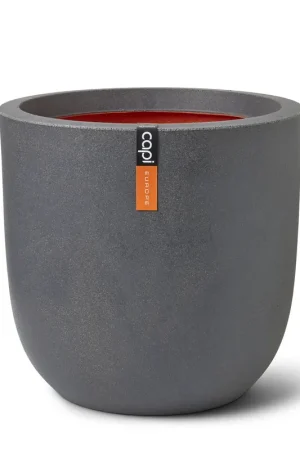 Professionele kwaliteit | Pot bol smooth 54x52 d.grijs