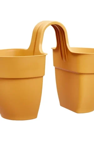 Alleen vandaag | FLOWER TWIN 21CM HONINGGEEL