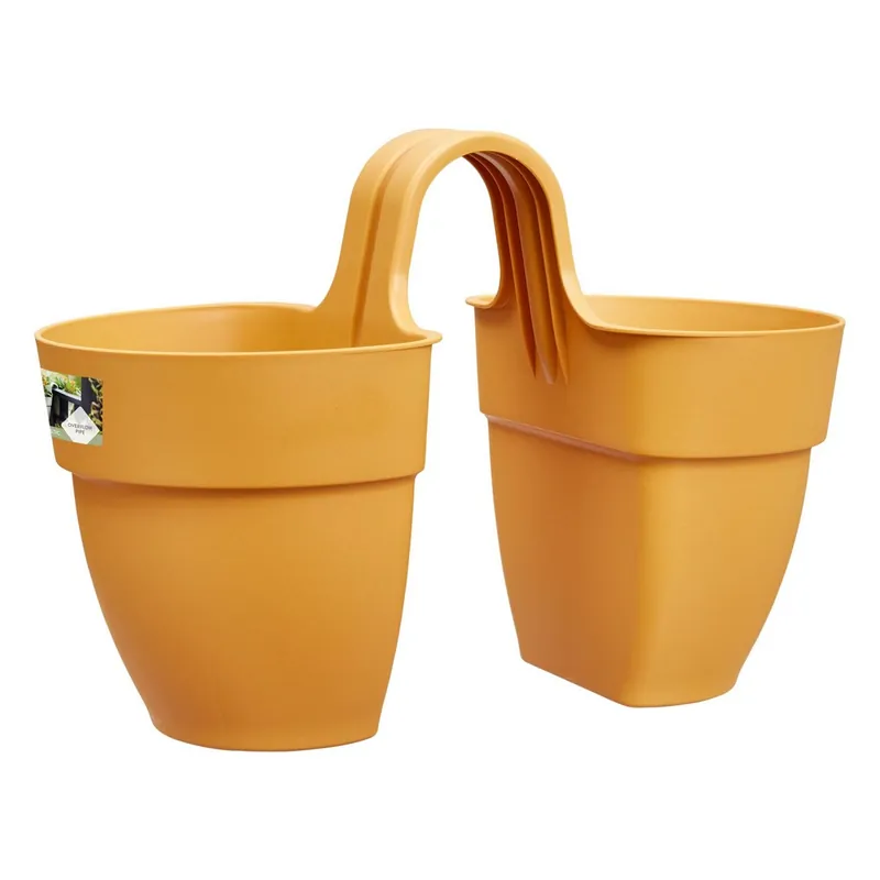 Alleen vandaag | FLOWER TWIN 21CM HONINGGEEL