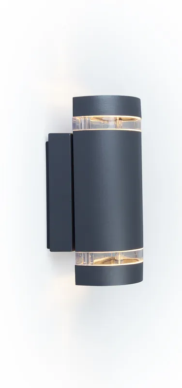 Superprijs - Focus wandlamp donkergrijs gu10 70w