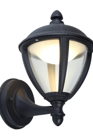 Lage prijs | Unite wandlamp mat zwart led 8.6w