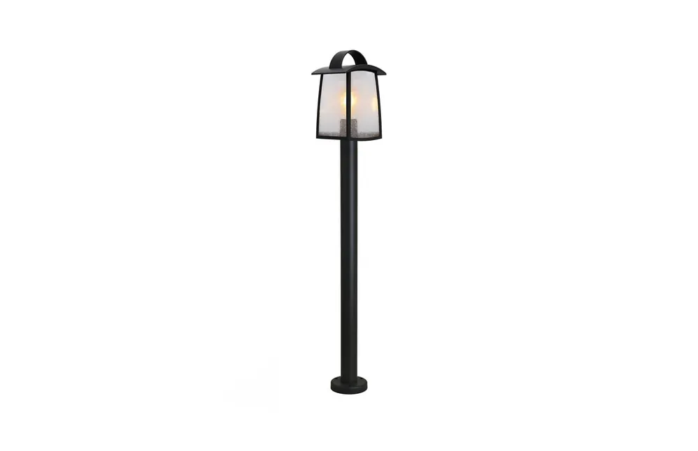 Koop vandaag - Kelsey tuinpaal - waterglas mat zwart e27 40w