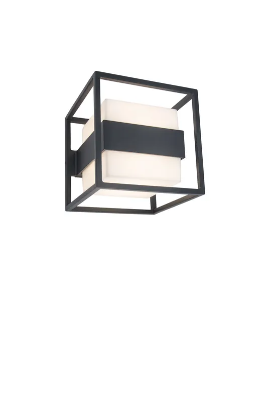 Cruz wandlamp donkergrijs led 12.5w - Aanbieding loopt bijna af