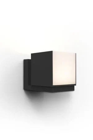 Cuba wandlamp mat zwart led 12.2w | Veel gekozen