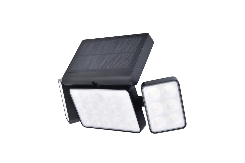 Net binnen - Tuda solar lamp zwart led 13w