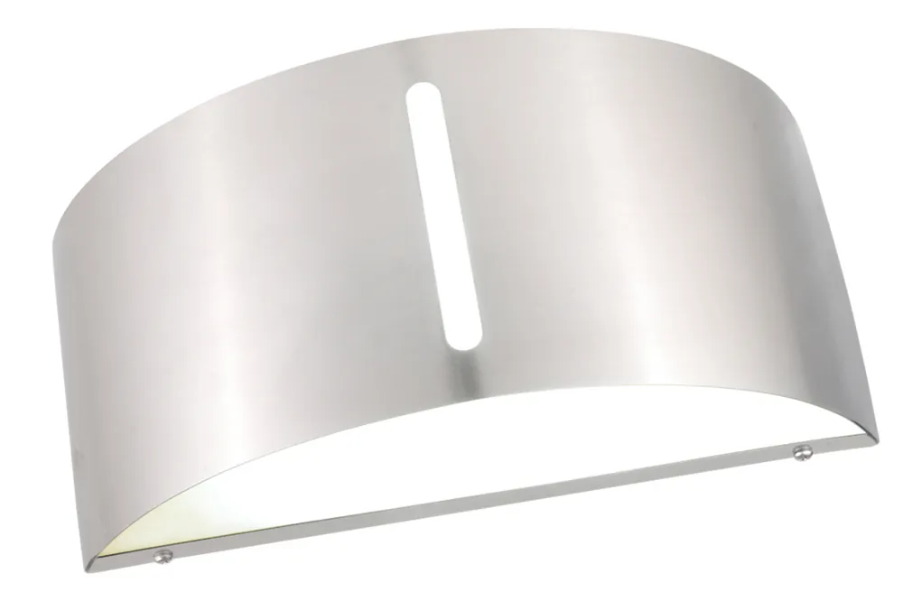 Bonn wandlamp up & down licht roestvrij staal e27 40w | Direct leverbaar