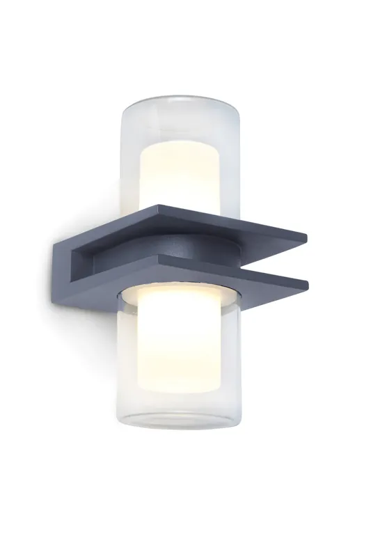 Beste prijs | Tango up & down wandlamp led grijs