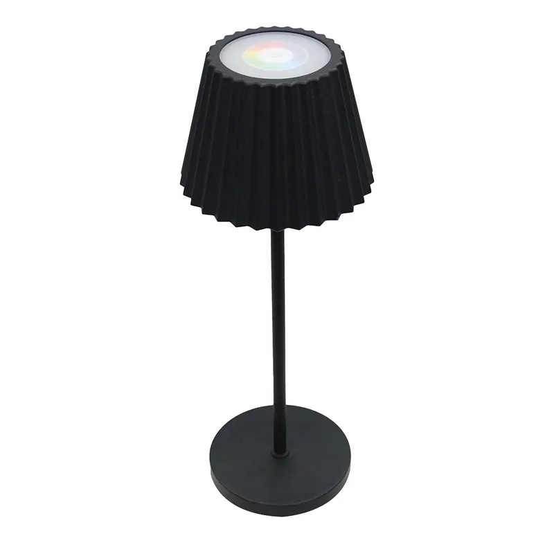 Bespaar meer - Soleil tafellamp wit met laadstation