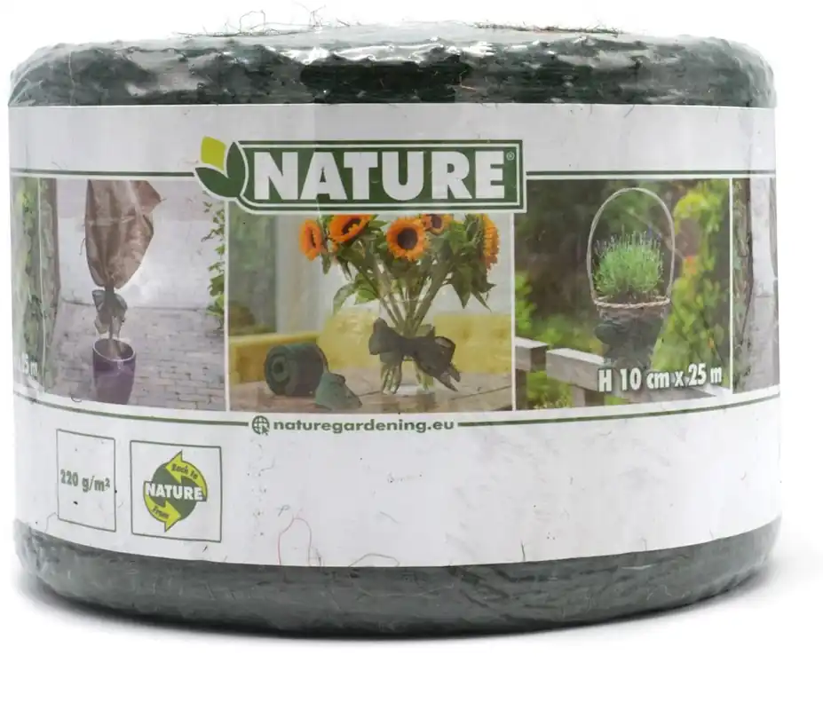 Topdeal - Juteband h10cmx25m groen 220g/m²