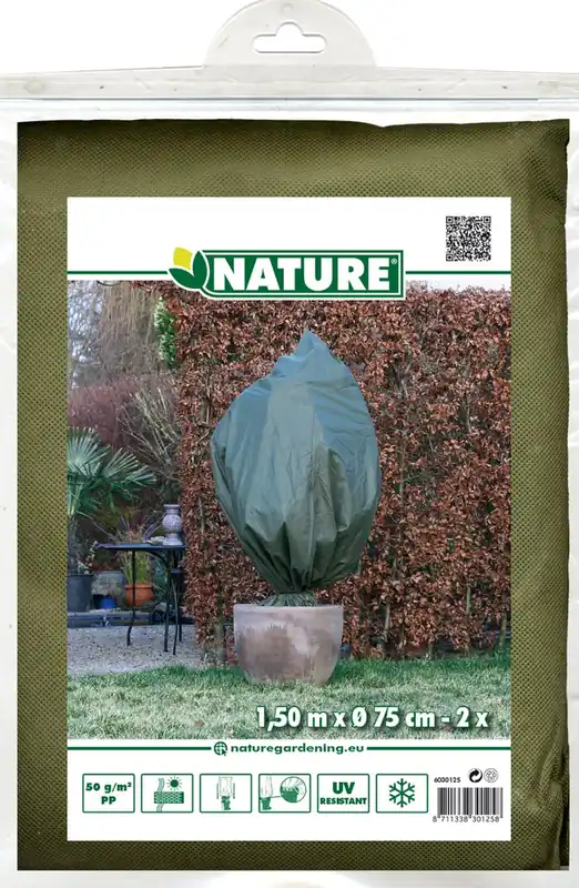 Koop vandaag | Winterafdekhoes 75cmx1,5m groen 2 stuks
