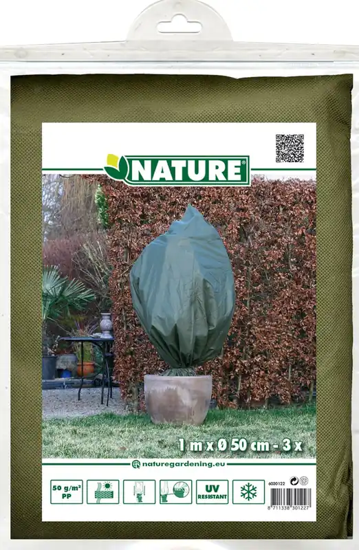 Nog enkele stuks - Winterafdekhoes 50x100cm groen 3 stuks