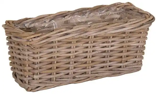 Flitsaanbieding - Mand Evi rechthoek naturel 40x15x17cm