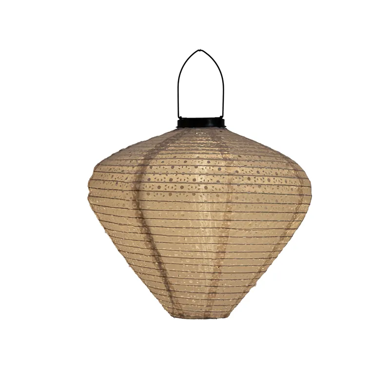 Topdeal | Lampion solar marrakesh 29x33cm zand