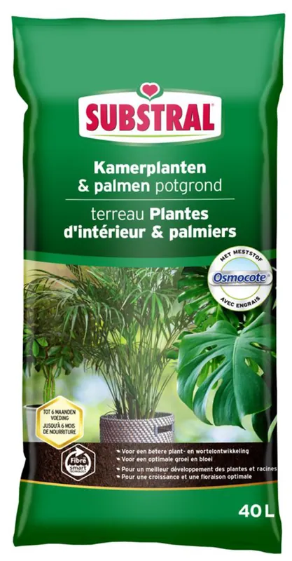 Kamerplanten- en palmenpotgrond 40l - Flitsaanbieding