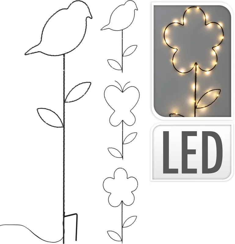 Deal | Tuinprikker met led 3ass