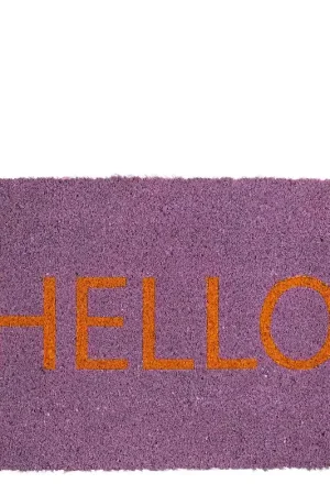 Populair bij klanten | Deurmat hello - l60xb40xh1,5cm