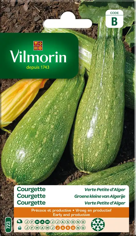Meest verkocht - Zaden courgette groene kleine van algerije 5g