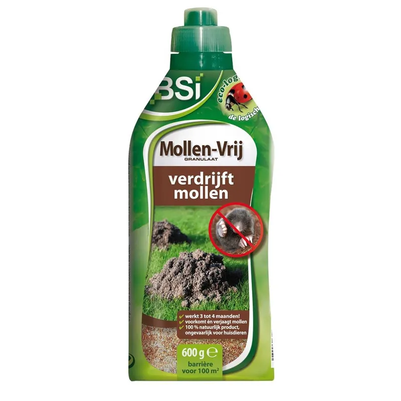 Afweer Mollen-vrij granulaat 600G - Prijs verlaagd