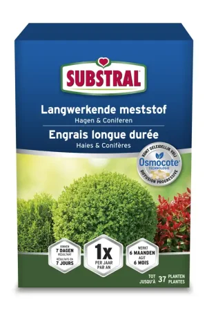 Klantfavoriet | Langwerkende meststof voor hagen en coniferen Osmocote 750g